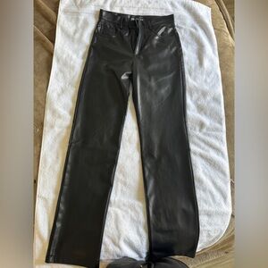 Zara leather pants